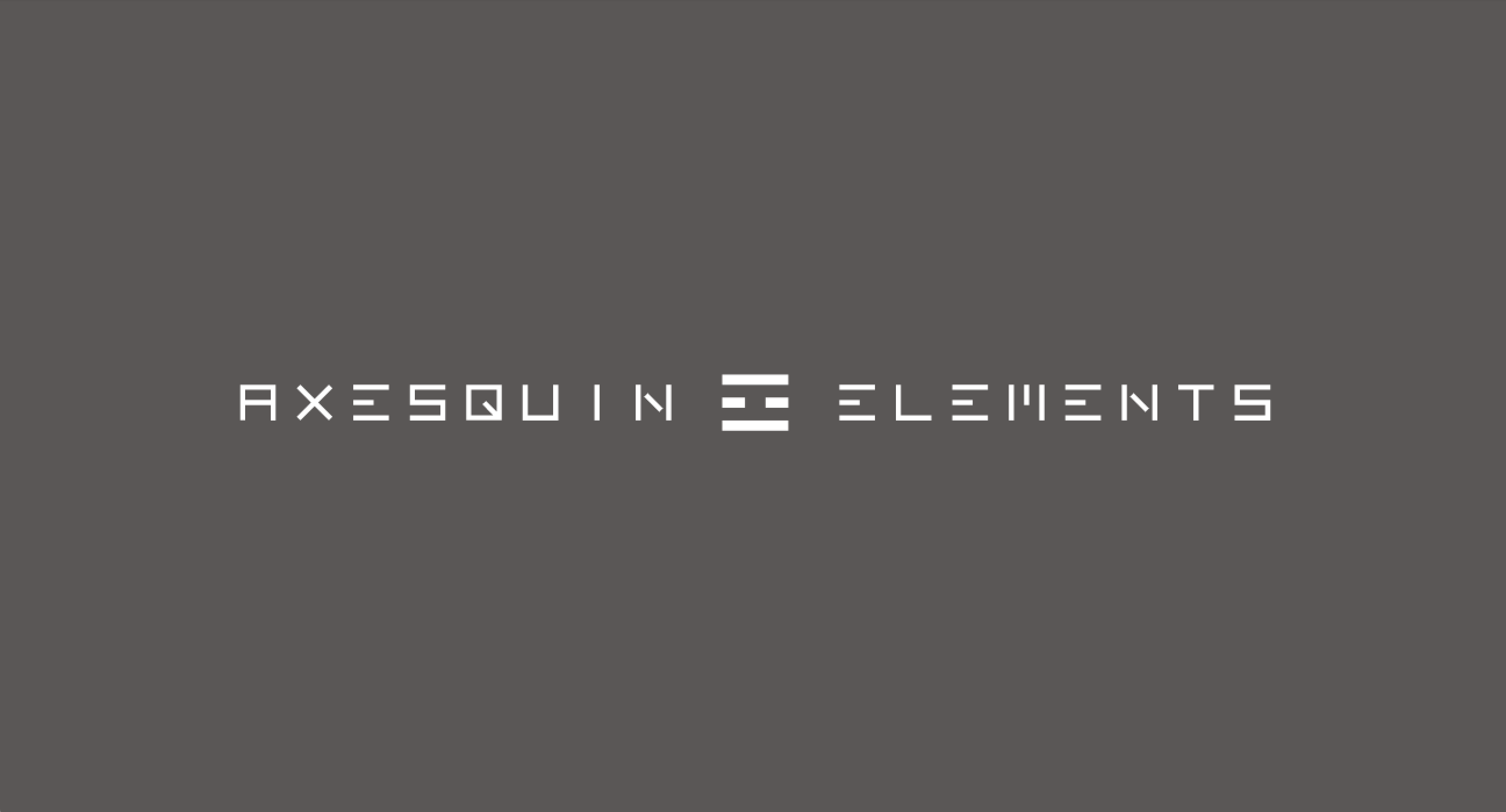 AXESQUIN ELEMENTS 2024ss