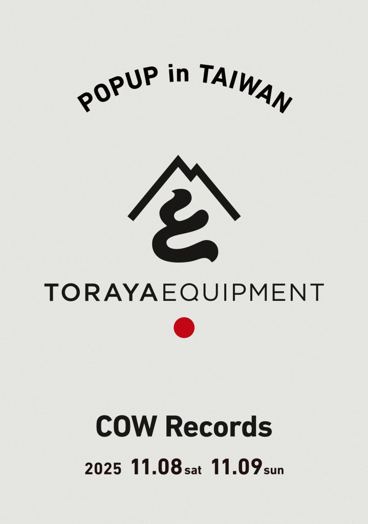 TORAYA EQUIPMENT POP-UP at COW Records